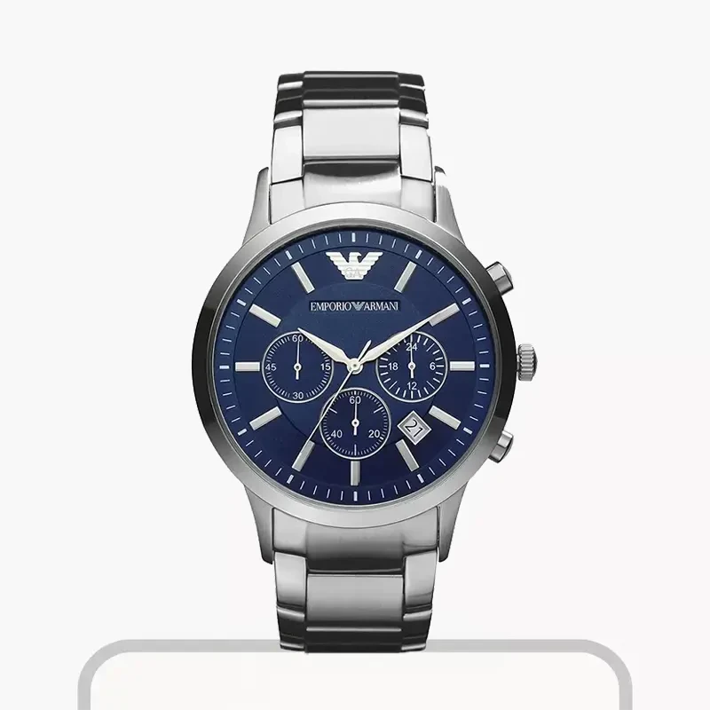 Emporio Armani Renato Chronograph Blue Dial Men's Watch | AR2448